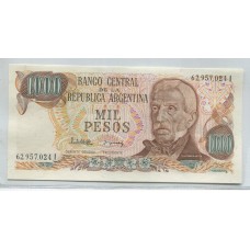 ARGENTINA COL. 656a BILLETE 1.000 PESOS LEY 18.188 BOT 2462 SIN CIRCULAR UNC